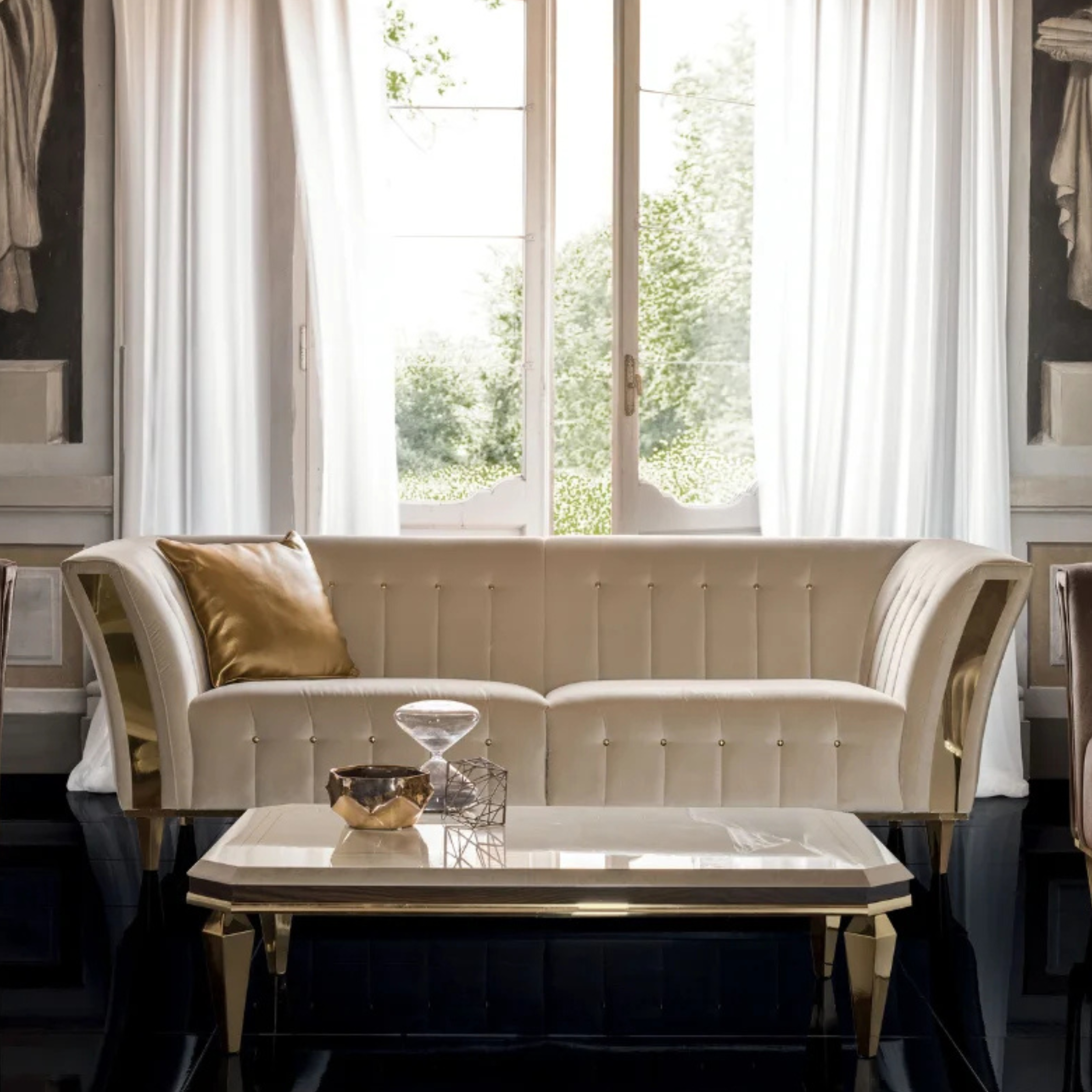 Adora Diamante Living Room Set