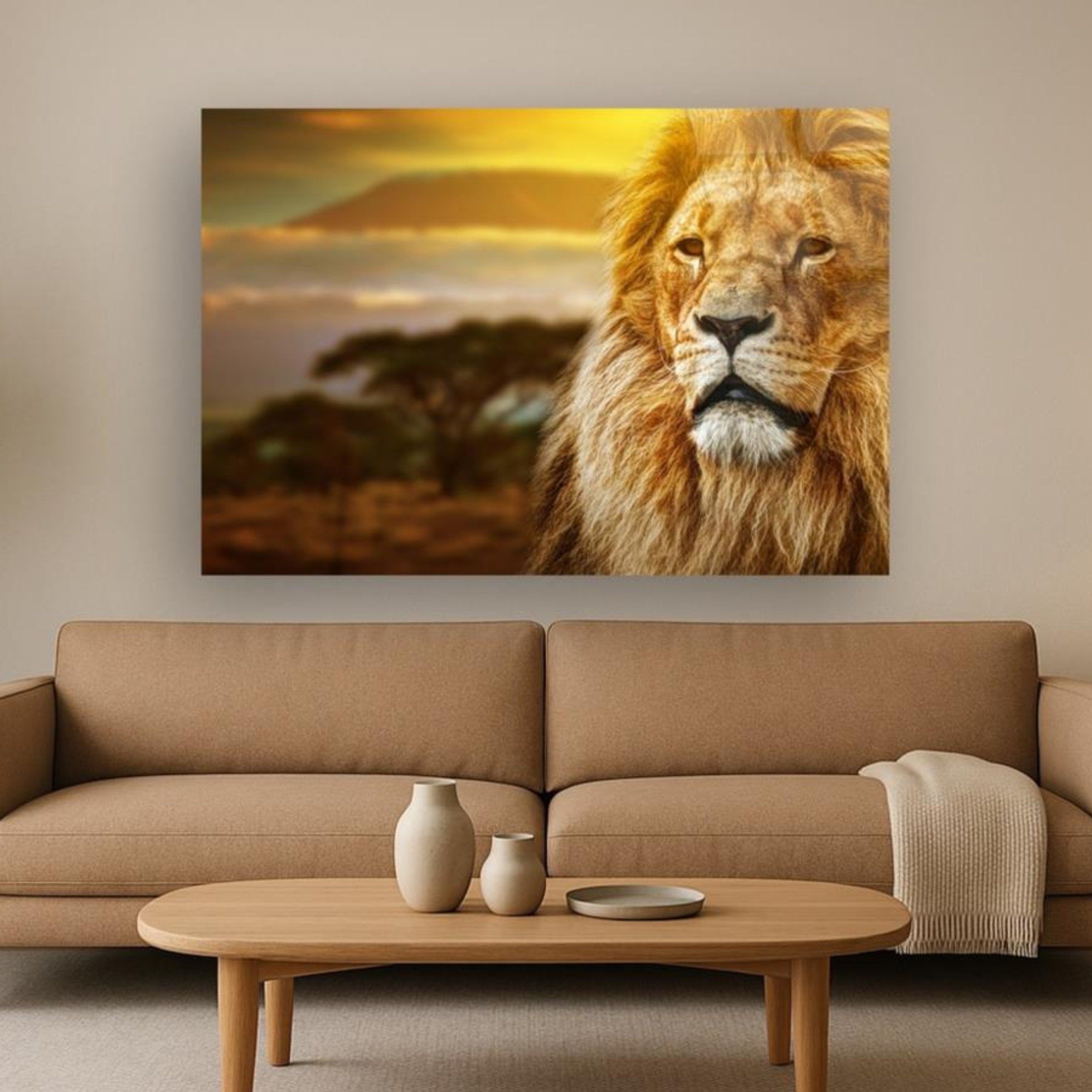 Lion Safari  Wall Art | SF1656