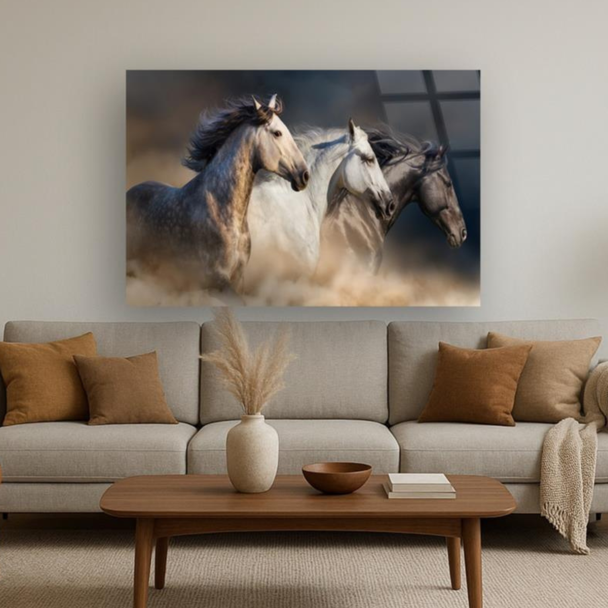 Wild Stallion Trio Wall Art | SF1376