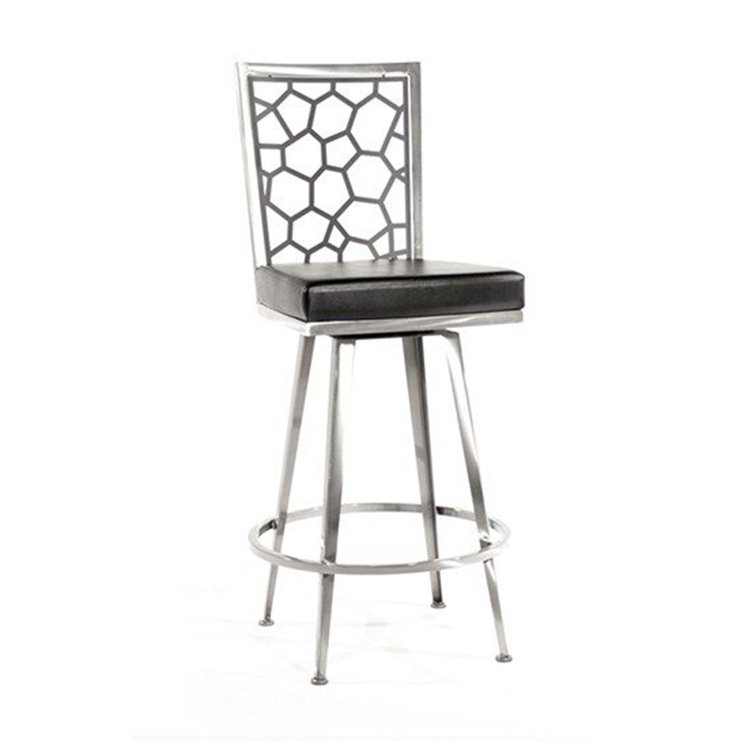 Luca Honey Swivel Breakfast Barstool