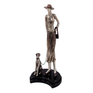 My Lady and The Dog Sculpture R7828-PF